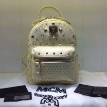MCM双肩包 邓紫棋新款 小号mini 黄色