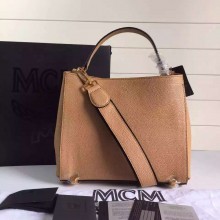 MCM旗舰店特供 进口粒面牛皮 细腻精致 纯棉里布 百搭包包