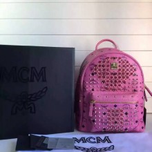广州白云皮具城 MCM原单 专柜品质 粉色