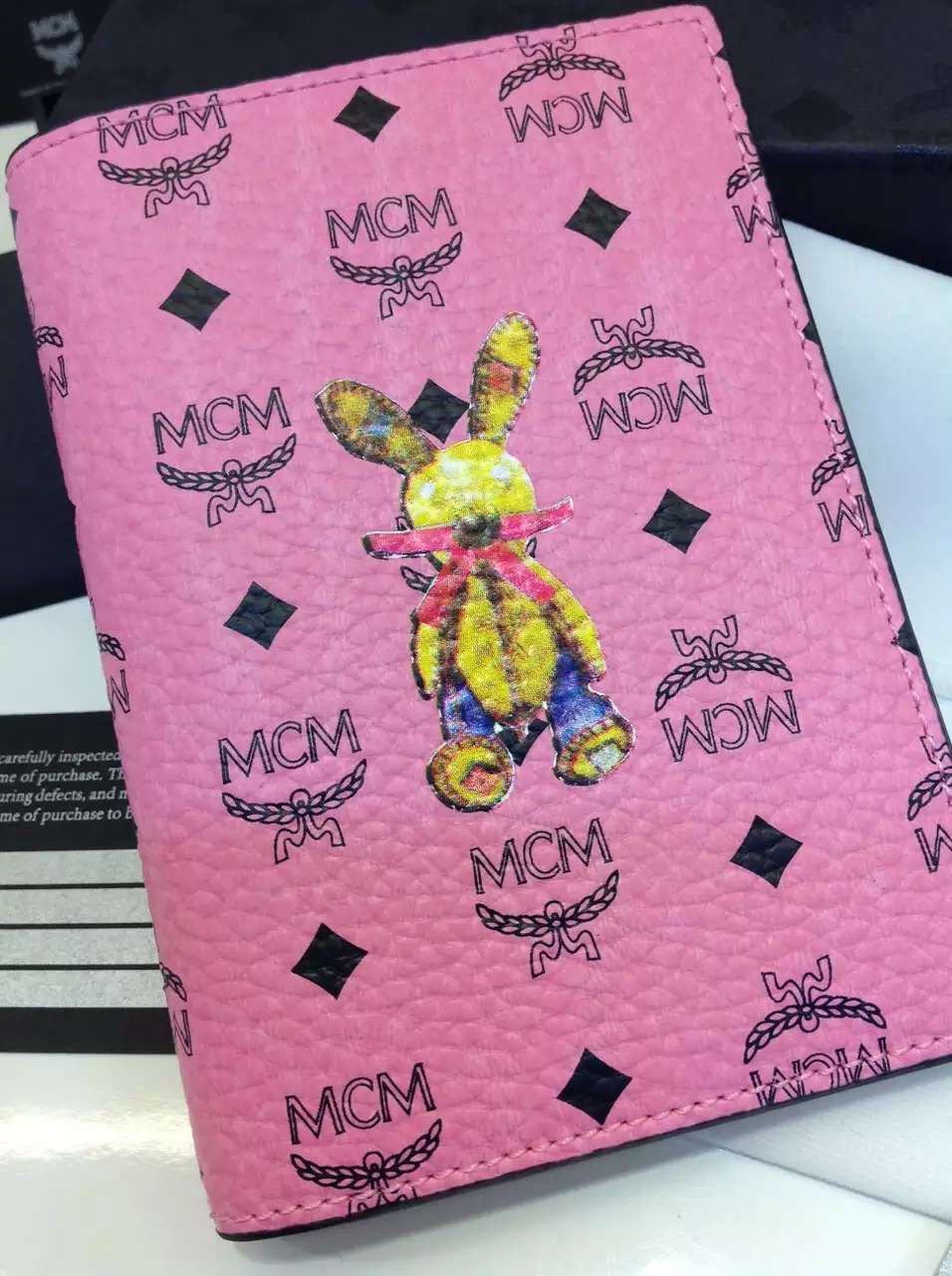 MCM 小兔子钱包 原版品质 粉色